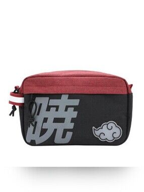 Naruto Shippuden Akatsuki Kanji Toiletry/Make Up Bag
